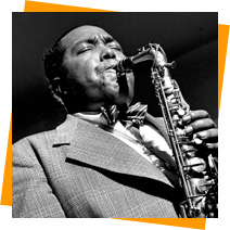 Alto saxophonist and bebop pioneer  Charlie Parker, New York City