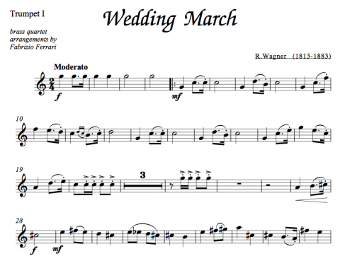 Wagner - Wedding March ช่วงเจ้าสาวเดินเข้า