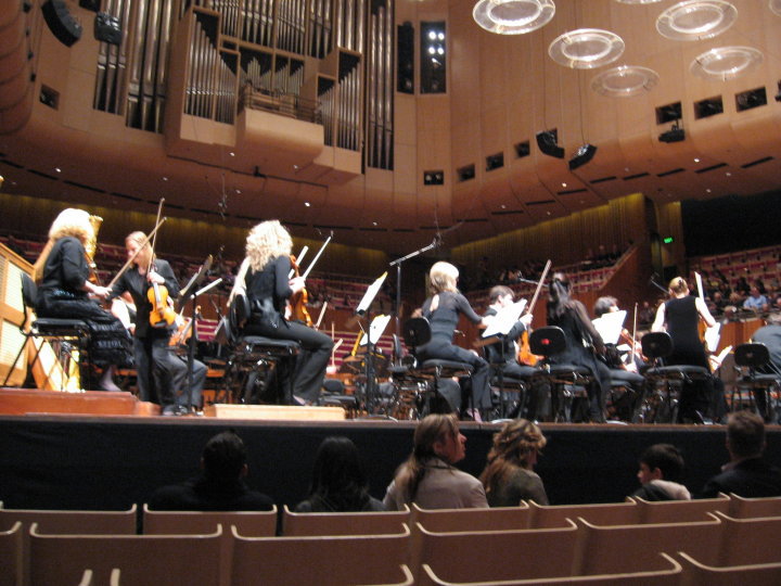 Sydney Opera Hall with Musician